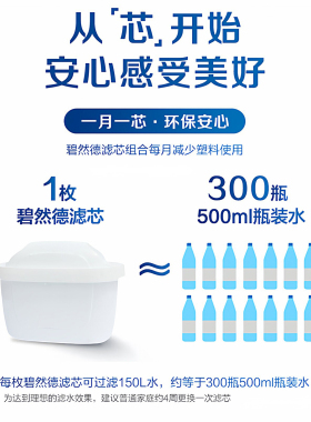 小巧碧然德活性碳去水垢滤水壶