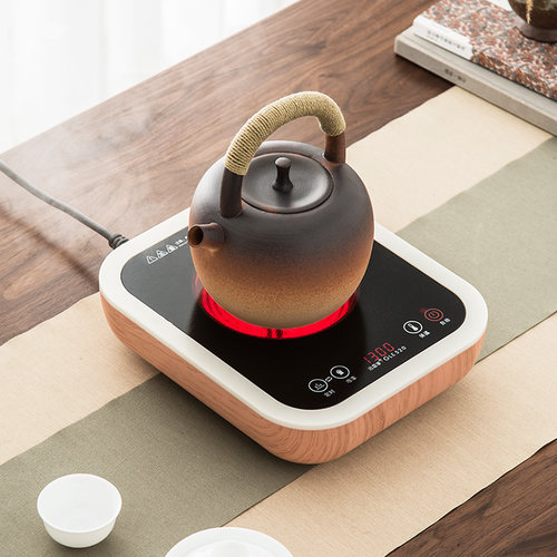 家用泡茶陶瓷电陶炉明火烧水壶陶壶提梁茶壶煮茶器大容量大号复古 - 图1