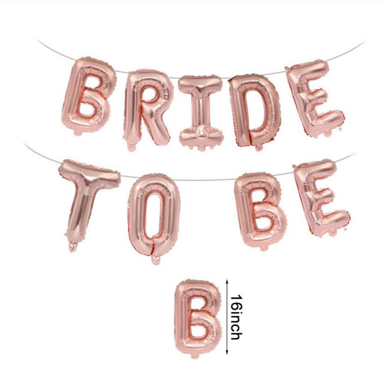 创意新娘单身派对bride to be气球装饰聚会布置套装Bridal Shower-图3