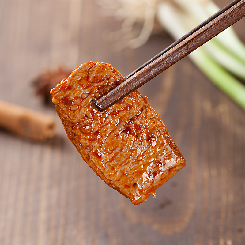 手撕素肉80包素肉豆干制品素牛排网红小零食素牛肉吃的零食小吃