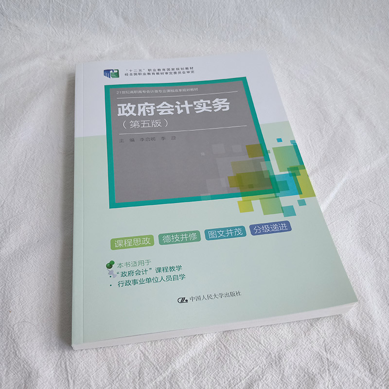 政府会计实务 第五版 李启明 李迎 编   政府会计基础与初级实务 政府会计基础知识 - 图0