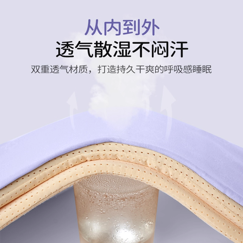 婴儿枕头透气云片枕0到6个月以上新生儿1一2-3岁宝宝专用儿童硅胶,淘宝优惠券,粉丝福利购,淘宝优惠卷