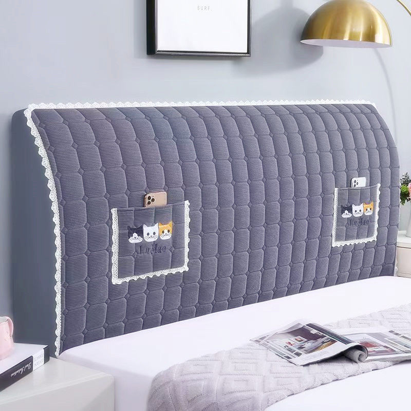 2025新款床头套罩全包防尘罩套加厚绒布床头罩简约床头靠背可拆洗,淘宝优惠券,粉丝福利购,淘宝优惠卷