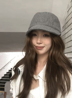 秋冬马术帽子女高端时尚鸭舌帽