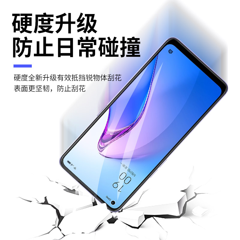 适用OPPOReno8钢化膜reno7pro手机膜reon9/10/6/5/4se5g全屏oppo+opp0opρoreno0pp0ppo十opporenno/opopreno-图1