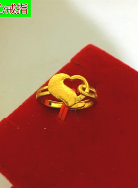 欧币风不褪色结婚庆南非金戒指