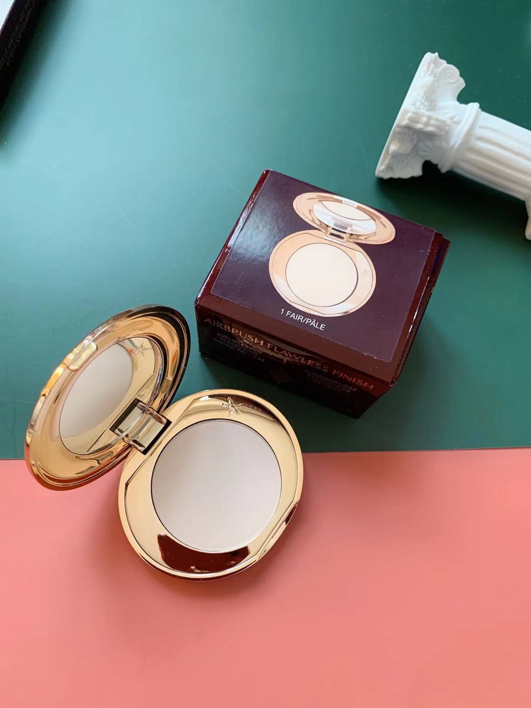 现货包邮Charlotte Tilbury CT无暇蜜粉饼fair哑光定妆-图0