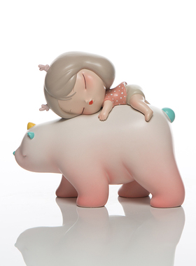 晓欧白夜童话桌面可爱风手办摆件