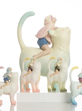 可米生活白夜童话创意客厅小摆件