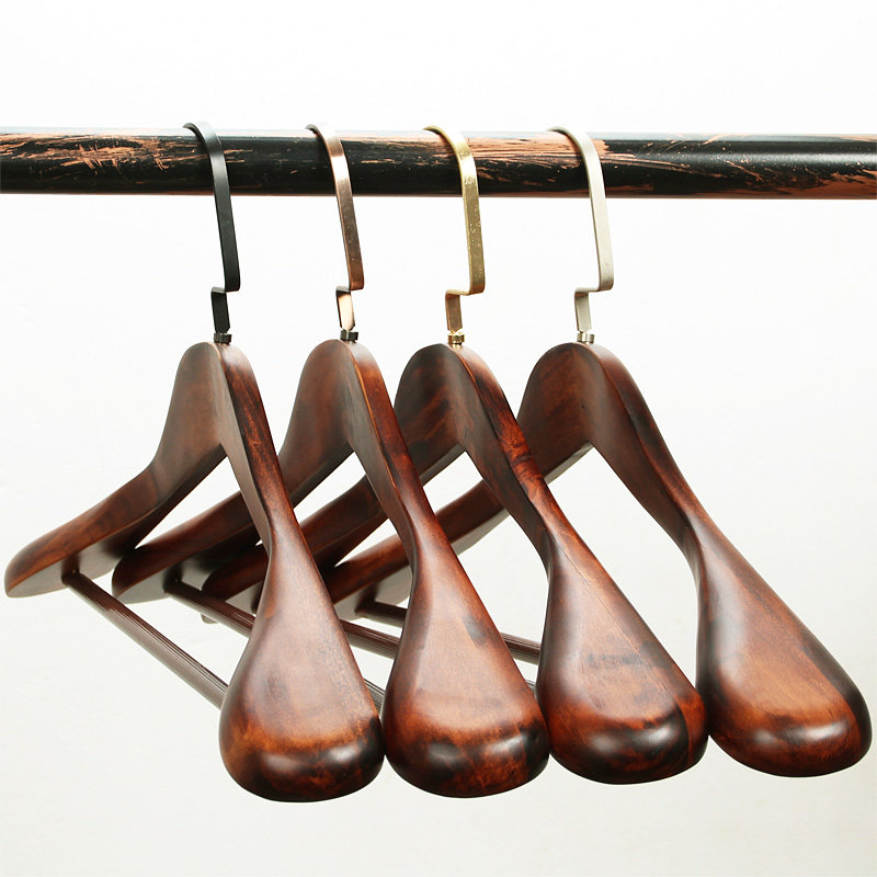 成人男女实木西装衣架宽肩无痕家用衣柜酒店宾馆大衣衣架木质衣挂,淘宝优惠券,粉丝福利购,淘宝优惠卷