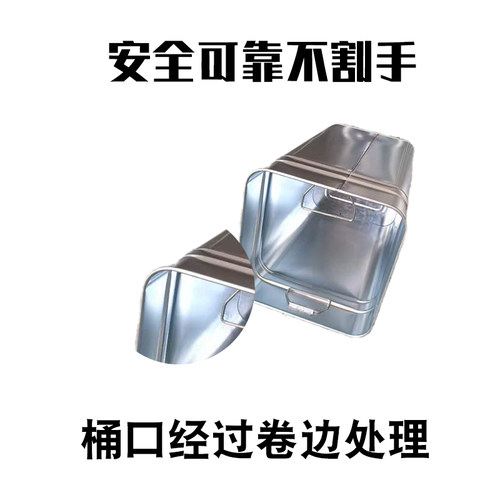 户外垃圾桶内桶内胆定做垃圾桶镀锌板不锈钢内桶方形铁皮内桶定制 - 图2