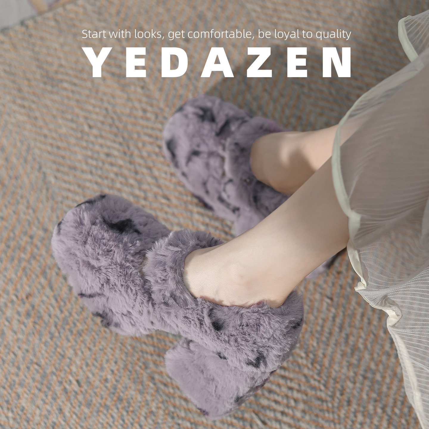 厚底绝美白色保暖棉毛毛鞋女外穿秋冬加绒气质高跟鞋粗跟法式单鞋,淘宝优惠券,粉丝福利购,淘宝优惠卷