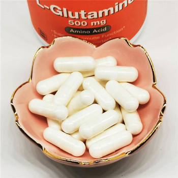 American Now Foods NF Glutamine ຊ່ວຍໃຫ້ແມວ ແລະ ໝາຫຼຸດອາຈົມ ແລະ ສ້ອມແປງເຍື່ອເມືອກໃນລຳໄສ້.
