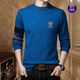 Woodpecker Wool Round Neck Trendy Brand Base Sweater Men