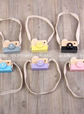 韩式儿童木质摄影手作装饰照相机