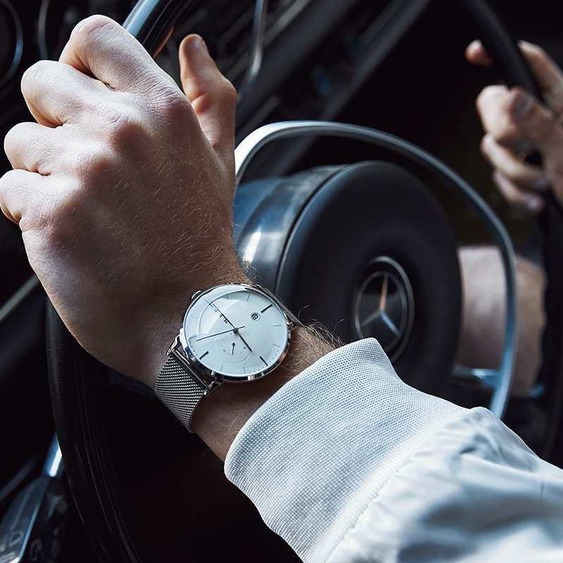 欧美进口mbk男全自动防水3d机械表 burei国产腕表