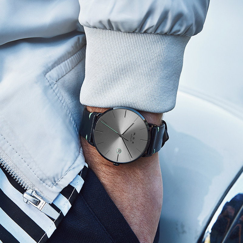 欧美进口mbk男士全自动防水机械表 burei国产腕表