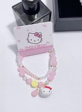 可爱卡通少女心高颜值搭配手链串珠KT手链装饰串珠时尚百搭首饰品