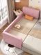 Children's bed anti-collision solid wood simple no-wash splicing soft bag