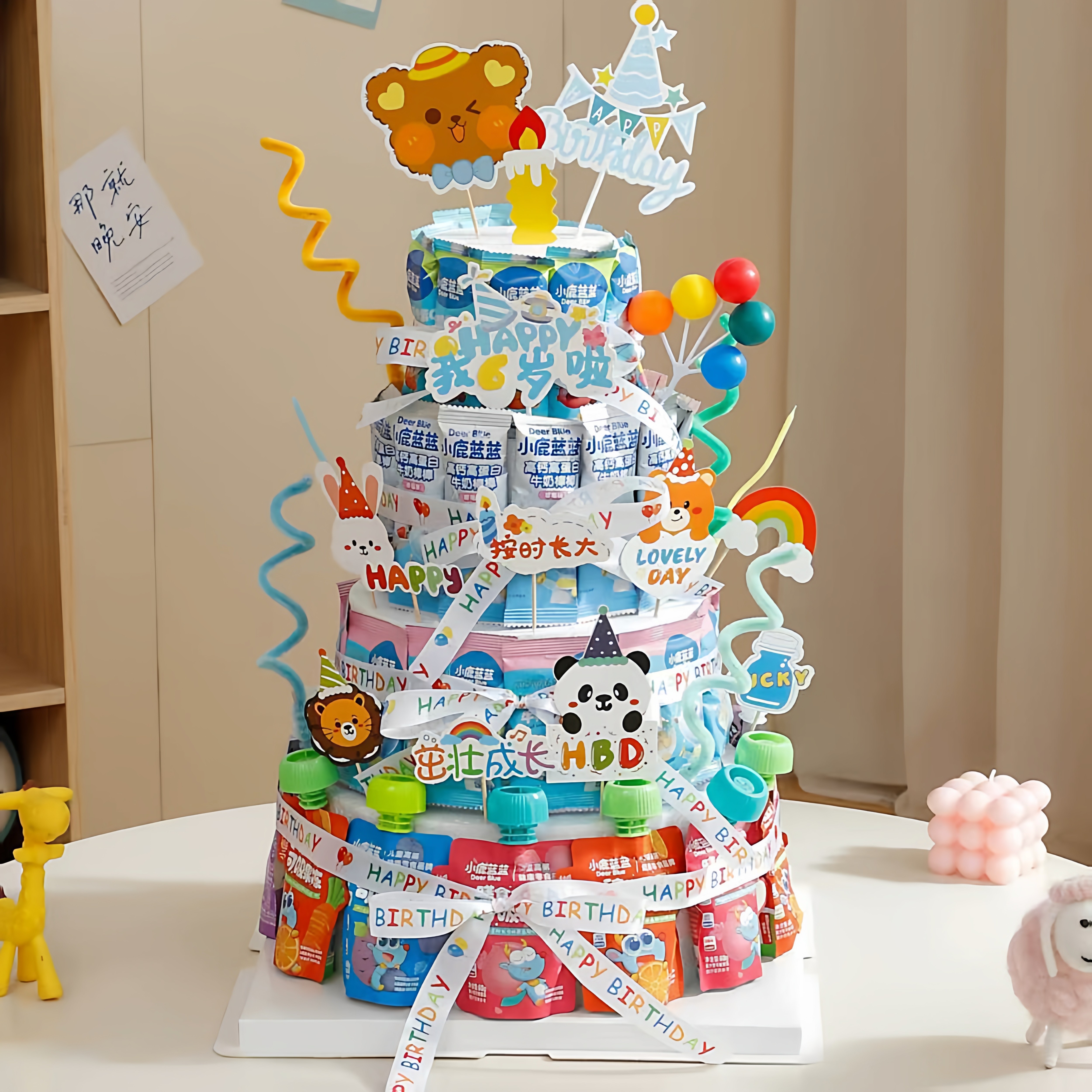 小红书同款生日道具仪式感零食蛋糕diy材料插件儿童模型泡沫摆件,淘宝优惠券,粉丝福利购,淘宝优惠卷