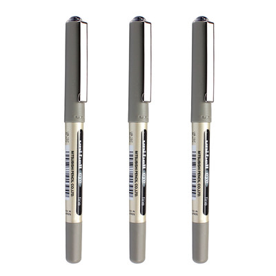 UNI三菱UB-157耐水性中性笔直液式顺滑走珠笔签字笔办公水笔0.7mm - 图3