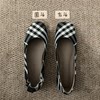 July Home Girl's Same Style Checked Single Shoes Women's Flat 2026 New Shallow Mouth Granny Shoes One-Piece Ballet Shoes