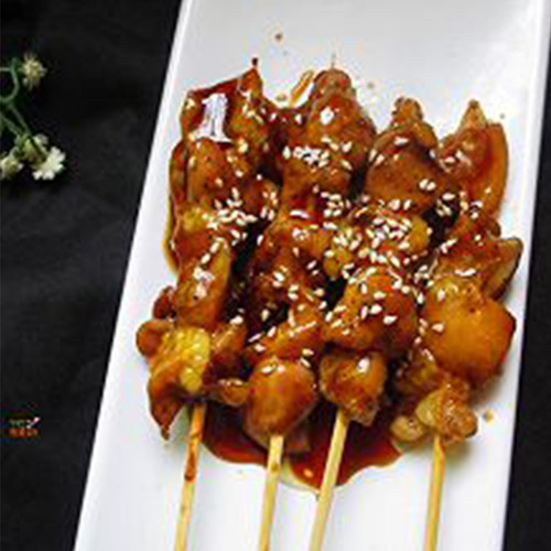 大成日式照烧鸡肉串烧烤便利店鸡腿肉油炸半成品炸串10串 - 图1