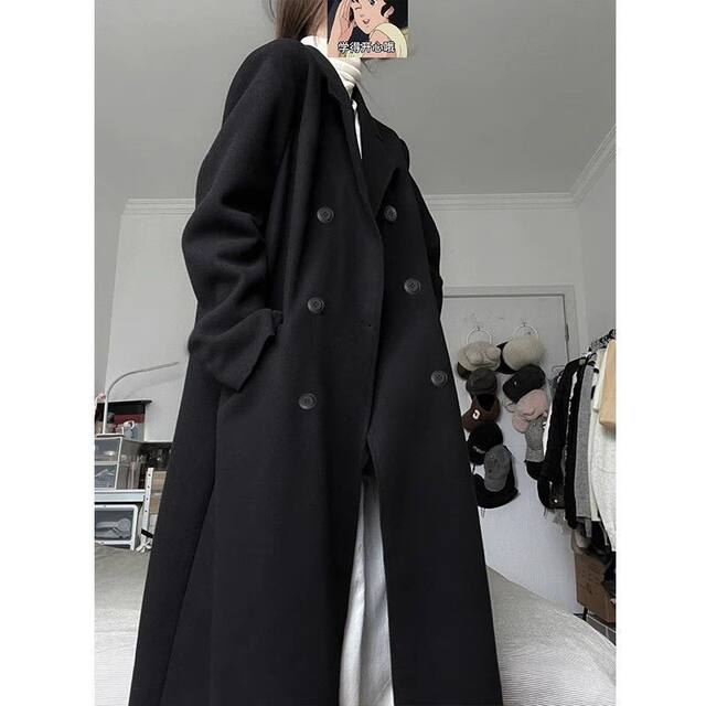 Long Feng Ni long Korean woolen coat jacket
