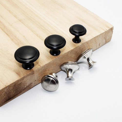 不锈钢小拉手单孔蘑菇圆形橱柜抽屉拉手柜子拉手床头柜拉手H-017 - 图2