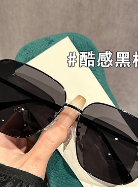 大框男士墨镜2025新款偏光开车太阳镜高级感防紫外线茶色眼镜潮流