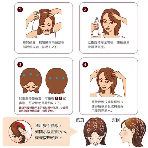 日本代购 乐敦50惠养润yu发精华素/健头皮防脱固发喷雾 160ml - 图2