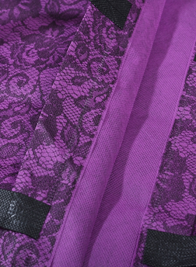 服装袋紫色无纺布袋衣服袋定制玫瑰花包装袋面膜内衣手提袋子批发