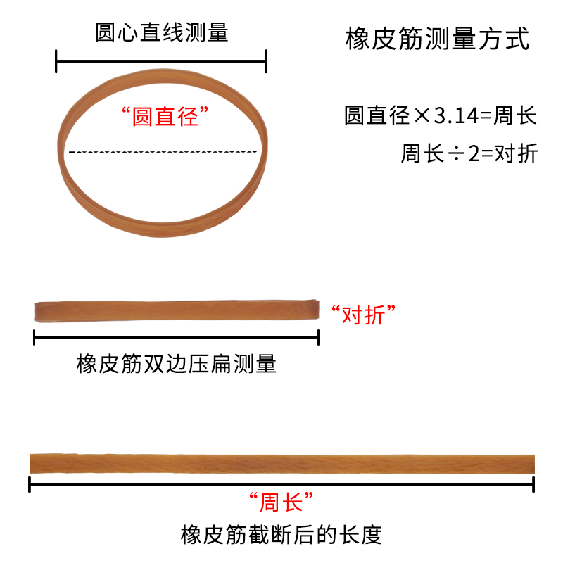 高弹力加宽橡皮筋加粗耐用强力牛皮筋越南进口橡胶圈耐高温皮套 - 图0