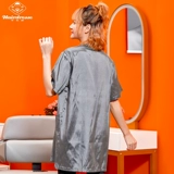 Комбинезон для стрижки волос, холодная завивка, накидка, водонепроницаемый фартук, нагрудник, короткий рукав