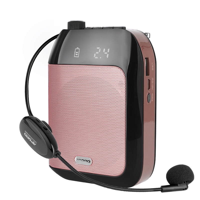 t9 2.4 g领夹式小蜜蜂上课宝播放器 aporo影音扩音器