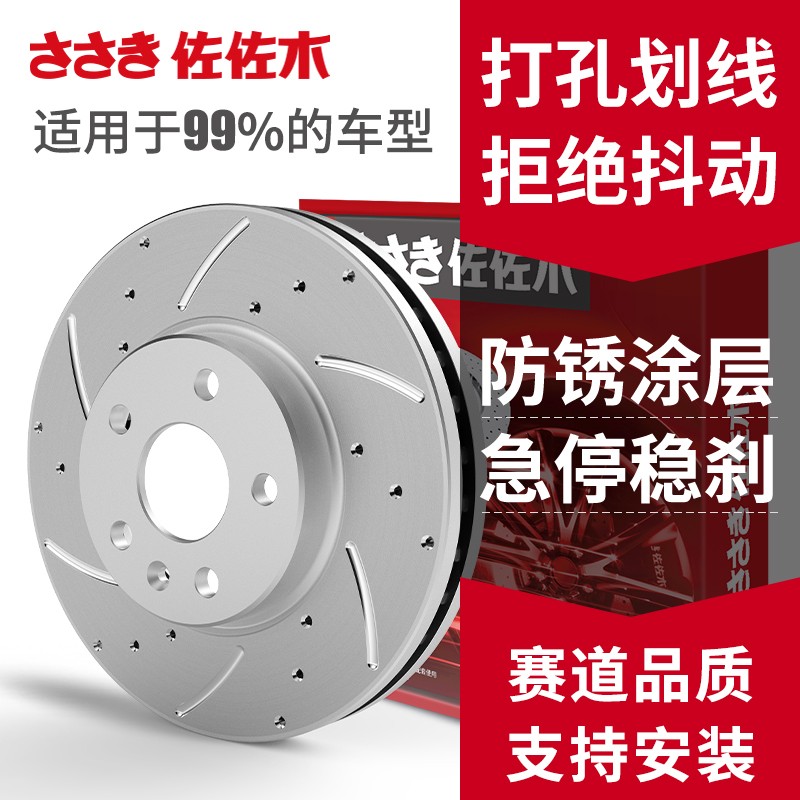 佐佐木刹车盘适用沃尔沃s60L沃尔沃s90V90xc90沃尔沃xc60刹车盘 - 图0