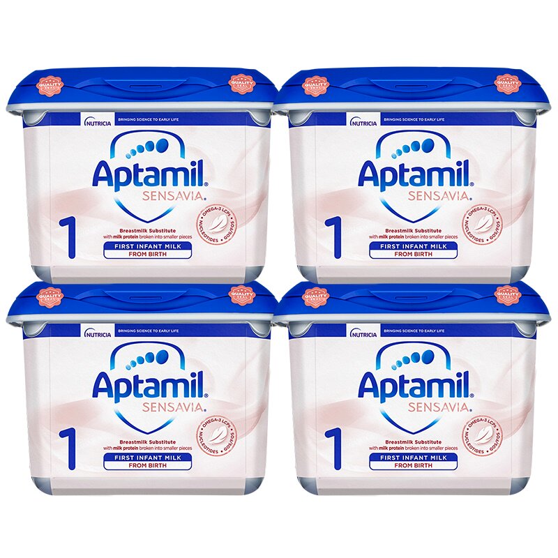 英国进口爱他美粉金版1段800g*4罐 皇家邮政海外婴幼儿牛奶粉