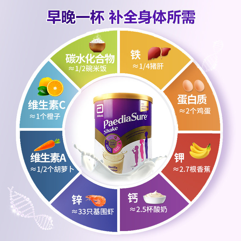 abbott英国版小安素香草味奶昔奶粉 皇家邮政海外婴幼儿牛奶粉