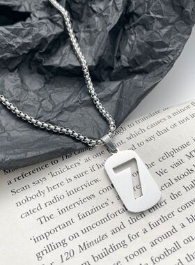 幸运数字7项链短袖链百搭个性女