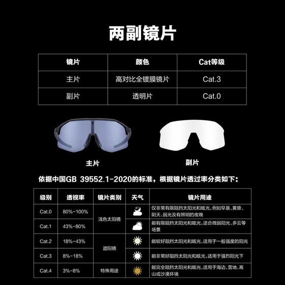 Giant Gale high contrast fully coated with myopia built-in riding glasses outdoor bicycle road bike goggles
