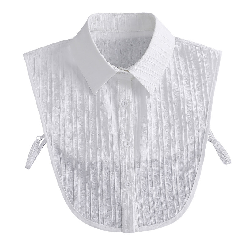 假领子女毛衣装饰简约休闲半身假衬衫领秋冬春打底提花棉衬衣尖领,淘宝优惠券,粉丝福利购,淘宝优惠卷