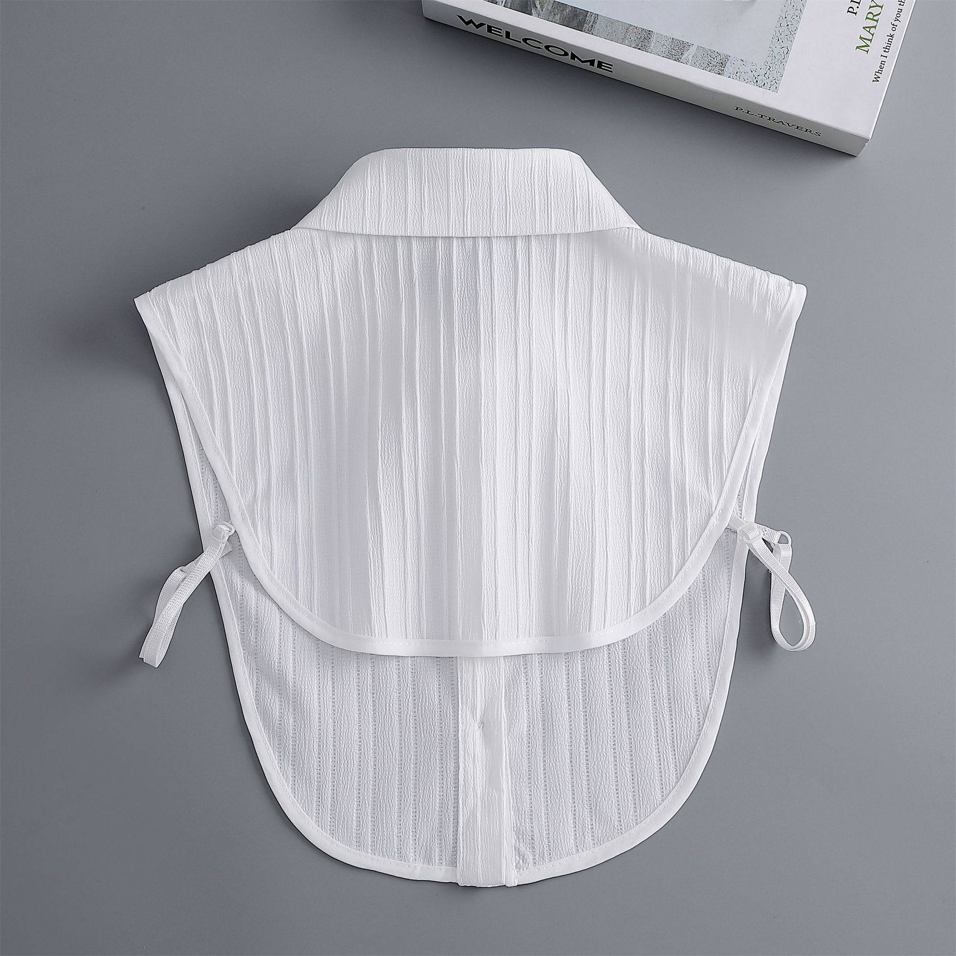 假领子女毛衣装饰简约休闲半身假衬衫领秋冬春打底提花棉衬衣尖领,淘宝优惠券,粉丝福利购,淘宝优惠卷