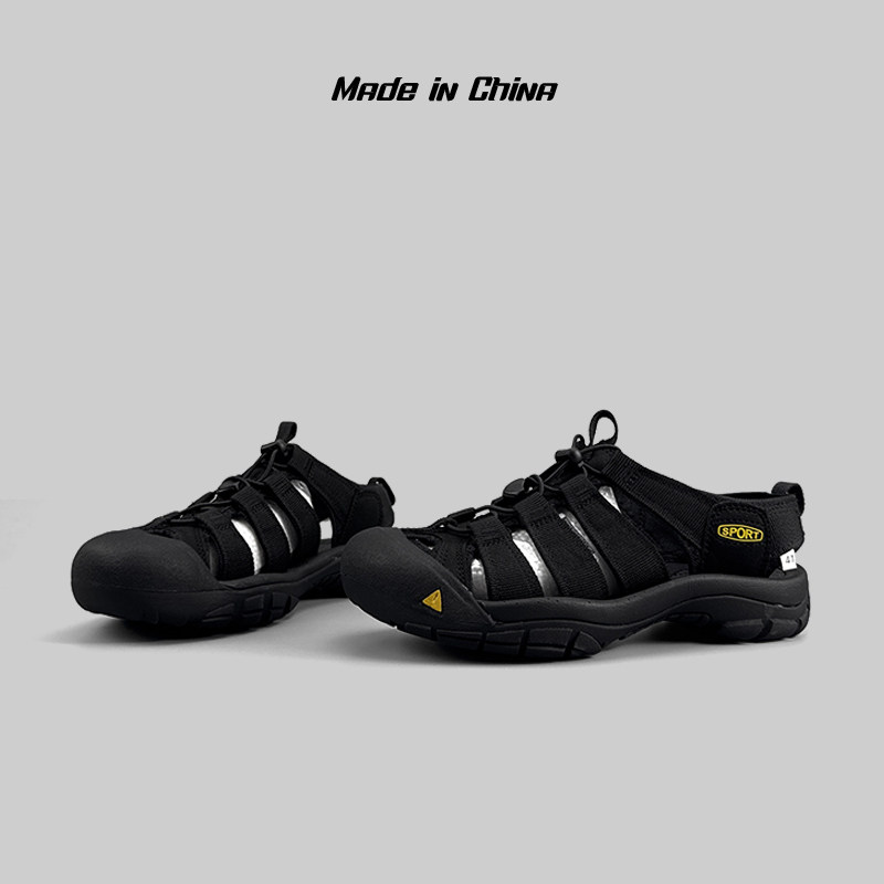 出口外贸男士大码休闲凉鞋夏季透气防臭沙滩鞋轻便舒适开车包头拖,淘宝优惠券,粉丝福利购,淘宝优惠卷