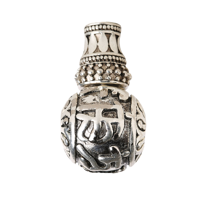 合金藏银三通佛头圆珠佛珠DIY饰品配件六字葫芦头星月菩提配饰,淘宝优惠券,粉丝福利购,淘宝优惠卷