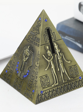 热销埃及金字塔模型金属工艺品欧式摆件创意家居装饰品旅游纪念品