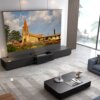 Fully automatic laser TV cabinet floor-rise screen cloth integrated cabinet smart retractable invisible home theater 88/100 inches