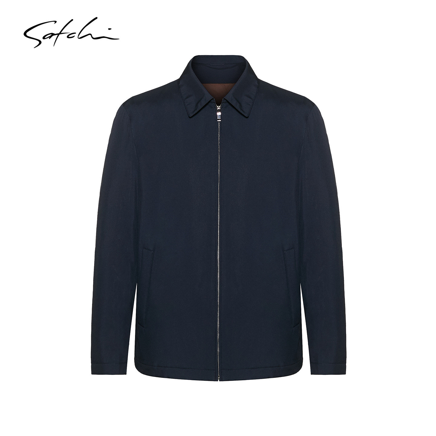 [含山羊绒]SATCHI沙驰男装男士行政夹克冬季新款商务通勤棉服外套,淘宝优惠券,粉丝福利购,淘宝优惠卷