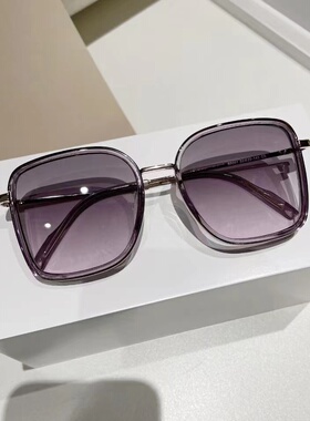 新款配近视墨镜女士太阳镜女新款时尚复古潮防紫外线眼镜圆脸大脸