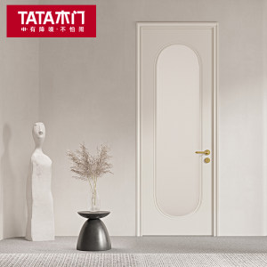 TATA木门 单开室内卧室门隐形门套装折叠门实木门隔断木门BL046