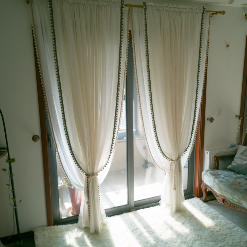 【绿果】点睛原色棉麻亚麻窗纱轻奢自然日系百搭简约复古美式窗纱,淘宝优惠券,粉丝福利购,淘宝优惠卷